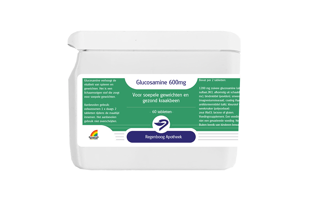 spontaan Ijver aardbeving Glucosamine 600mg60 tabletten - Vitamines Supplementen en Mineralen