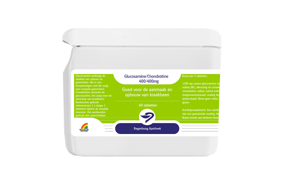 geïrriteerd raken stem Geweldig Glucosamine / Chondroitine 400 / 400mg60 tabletten - Vitamines Supplementen  en Mineralen