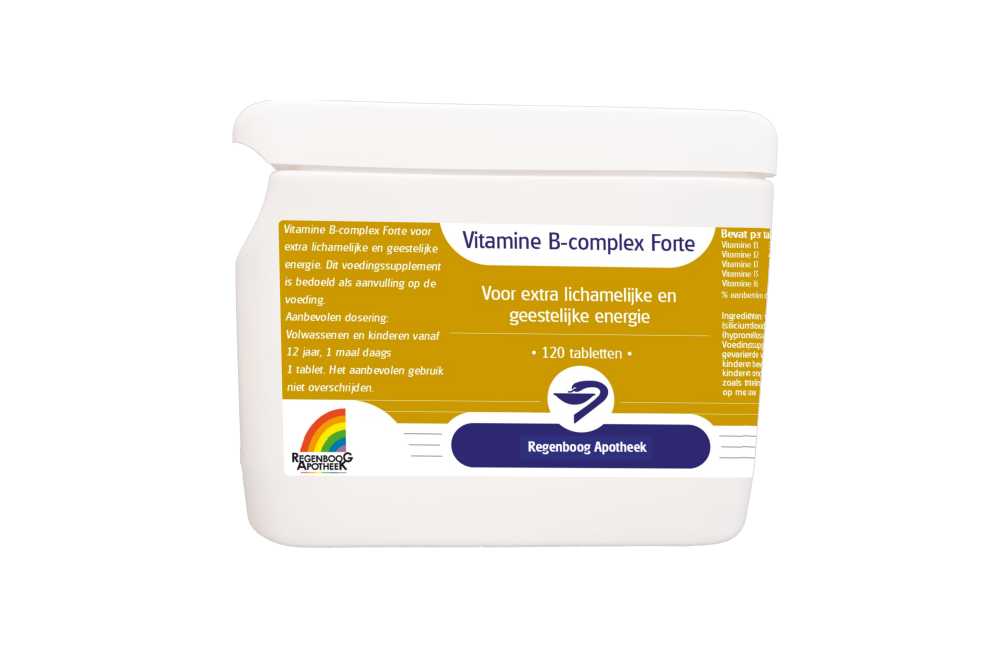 Onverbiddelijk Medicinaal wenkbrauw Vitamine B-complex Forte120 tabletten - Vitamines Supplementen en Mineralen